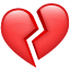 Kırıldığı kalp emoji U+1F494