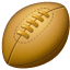 Rugby emoji U+1F3C9