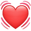 Kalp atışı emoji U+1F493