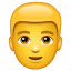 Sarışın adam Emoji U+1F471 U+2642