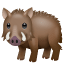 Yaban domuzu emoji U+1F417