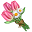 Çiçek buketi emoji U+1F490