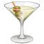 Kokteyl bardağı emoji U+1F378