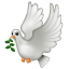 Güvercin emoji U+1F54A