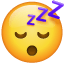 Uyuyan emoji U+1F634