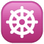 Dharma tekerleği emoji U+2638