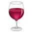 Şarap bardağı emoji U+1F377